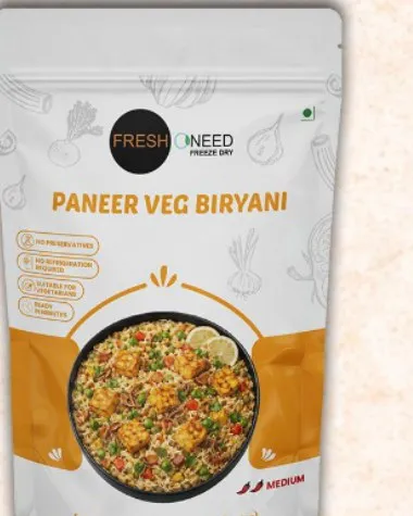 Freshoneed Paneer Veg Biryani pack